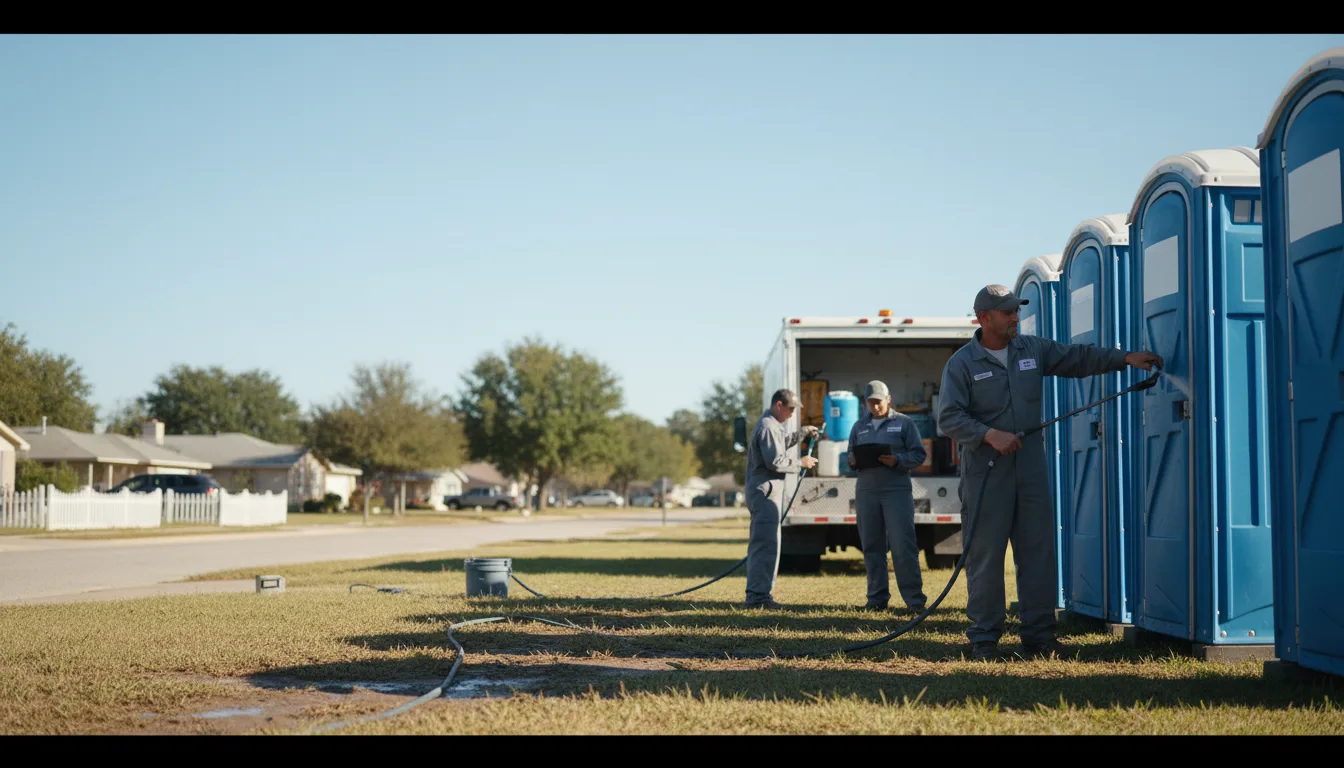 Long-Term Portable Toilet Rental in Roanoke, TX near me